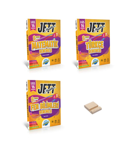 LGS 8. Sınıf JETT Matematik Fen ve Türkçe 3lü Branş Deneme Seti