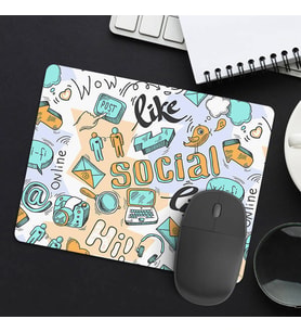 Sosyal Medya Tasarımlı Mousepad