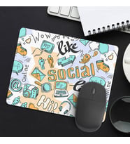 Sosyal Medya Tasarımlı Mousepad