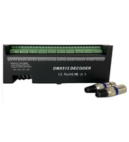 DMX 512 Led Kontrol 30 Kanal RGBW Denetleyici Dijital Ayarlı Decoder 30x2 Amper