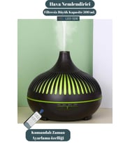 Ultrasonik Hava Nemlendirici ve Aromatik Oda Kokusu Difüzörü, 500 ml