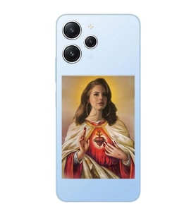 Xiaomi REDMI 12 Uyumlu Lana Del Rey Desenli Şeffaf Telefon Kılıfı