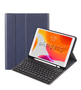Samsung Galaxy Tab S10 FE+ Plus 13.1inç Kılıf Kablosuz Klavyeli Case Mobax Türkç (Lacivert)