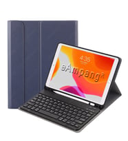 Samsung Galaxy Tab S10 FE+ Plus 13.1inç Kılıf Kablosuz Klavyeli Case Mobax Türkç (Lacivert)