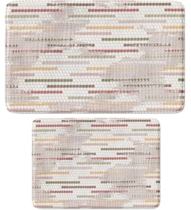 2'li Takım Banyo Paspası, Kaymaz Taban, Makinede Yıkanabilir (40x60_50x80)