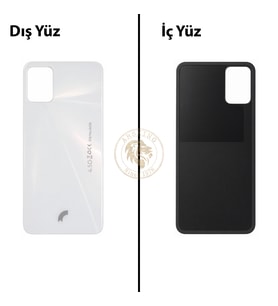 Reeder S19 Max Beyaz Arka Kapak Arka Cam Batarya Kapağı Lazer Kesim Kapak Pil Kapağı Back Cover