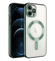 iPhone 14 Pro Max Kılıf Kross Magneticsafe Kapak - Koyu Yeşil