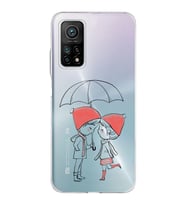 Xiaomi Mi 10 T Pro Uyumlu Kapak Aşk Tasarımlı Şeffaf Silikon Kılıf