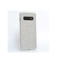 Samsung Galaxy S10 Plus Uyumlu Kılıf Zore Shining Silikon (Gümüş)
