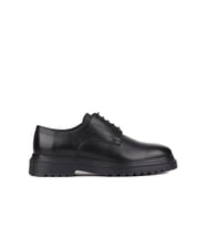 Shoetyle - Siyah Deri Bağcıklı Erkek Klasik Ayakkabı 250-2013