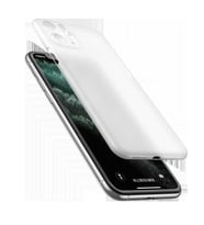 Apple iPhone 11 Pro Max Kılıf Zore 1.Kalite PP Silikon Kılıf (Beyaz)