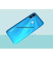 Oppo Realme C3 Uyumlu FULL KASA Arka Kapak Batarya Kapağı - MAVİ