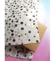 Desenli Pelur Kağıdı 50x70 cm 10 adet-PK105 (Renksiz)