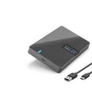 2.5 Inç Sata Hdd/Ssd Harici Disk Kutusu Usb 3.0 Type-C - Siyah HDX1793
