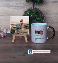Diyaliz Hemşiresi Fotoğraflı Dekoratif Taş, Kupa Bardak Beyaz Hediye Tıp Bayramı Hediyesi Hemşireler Günü Hediyesi (Model 9)