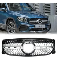 Mercedes GLB X247 Ön Panjur Krom/Gümüş Diamond Kamerasız 2020-