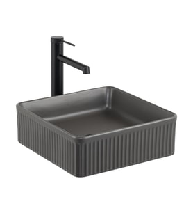 E-W1003MF Tezgah Üstü Lavabo Mat Füme