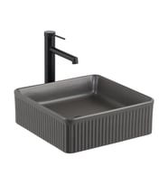 E-W1003MF Tezgah Üstü Lavabo Mat Füme
