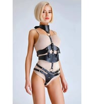 Giyim Şık Deri Göğüs Harness - Brf1321