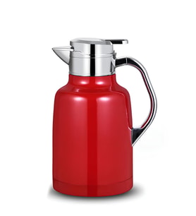 304 Çelik 1,6 L Çift Katmanlı Kırmızı Vakumlu Kamp Piknik Çay Termos cin556kr