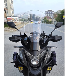 MOTOCAM Honda VFR 1200 Ön Cam 2012-2015 Model 58cm Şeffaf Renkli 4mm