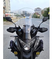 MOTOCAM Honda VFR 1200 Ön Cam 2012-2015 Model 58cm Şeffaf Renkli 4mm