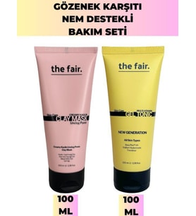 the fair. Gözenek Karşıtı Nem Destekli Bakım Seti Bakım Set Yüz Maskesi ve Jel Tonik