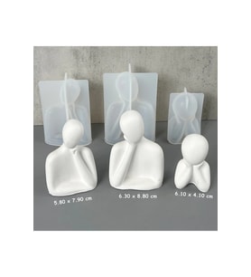 Aile Silikon Kalıp (3'lü set) (S716)