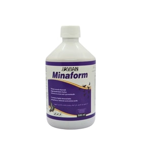 Royal İlaç Minaform 500 Ml. Kafes Kuşları ve Tüm Kanatlılar İçin Kabuk Ve Fosfor Desteği