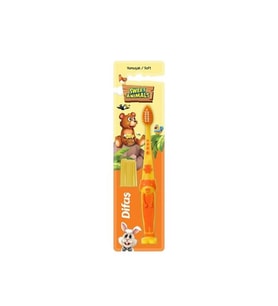 Difaş Sweet Animals Çocuk Diş Fırçası Turuncu (Yumuşak)