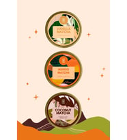 Sweet Tropic Matcha 3'lü Set - Vanilla Matcha, Mango Matcha, Coconut Matcha 3'lü Set