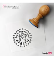 Kişiye Özel Kitap Damgası Kitap Mührü Kaşe Kitap Mühür Özel Damga 264