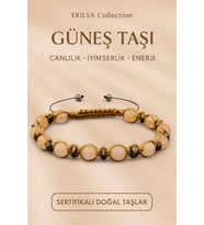 Sertifikalı Güneş Taşı ve Terahertz Doğal Taş Bileklik – Canlılık ve Zihinsel Netlik Desteği (Çok Renkli)