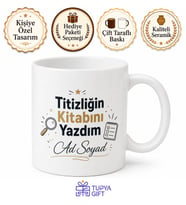 İsme Özel Titiz Yazılı Komik Kupa Bardak Esprili Hediye