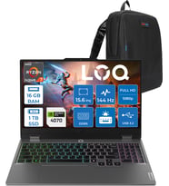 Lenovo Loq 15ARP9 Amd Ryzen 7 7435HS 16GB Ddr5 1tb SSD Freedos 4070 8gb 115W 15.6" Fhd (1920X1080) IPS 300NITS 144Hz Taşınabilir Bilgisayar 83JC00FGTRF03 + Zetta Çanta