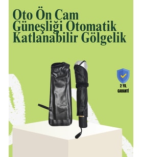 Katlanabilir Oto Güneşlik - 125x65 cm