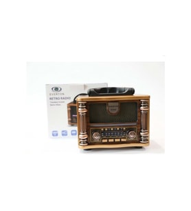 Everton Rt-628 Retro Vibes Bluetooth Fm-Usb-Tf-Aux Şarjlı Nostaljik Radyo Led