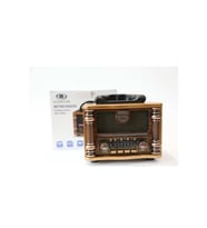 Everton Rt-628 Retro Vibes Bluetooth Fm-Usb-Tf-Aux Şarjlı Nostaljik Radyo Led