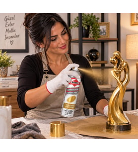 Altın Effect Metalik Sarı Sprey Boya Akrilik Börfh 400 Ml (6025053)