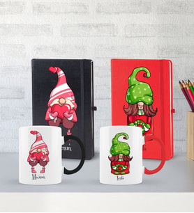 BK Gift Kişiye Özel Sevgili Temalı 2’li Defter Kupa Hediye Seti, Sevgiliye Hediye, Sevgililer Günü Hediyesi-3