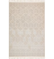 Bespoky Eberndorf Mavi Patchwork Pamuklu El Dokuması Alan Halısı