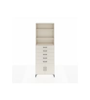 Arges Dolap 3 Raflı 5 Çekmeceli 2 Kapaklı 88x30x243 Aytaşı-Aytaşı