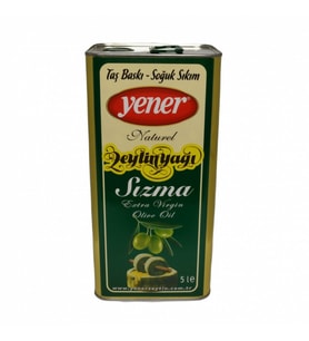 5 LT Taş Baskı Soğuk Sıkım Zeytin Yağı (Yeni Mahsül 2025-2026)
