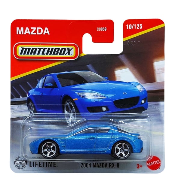 Matchbox - 2004 Mazda RX-8 - Mavi (1/64) 2025 Üretim