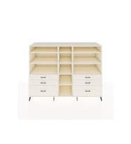 Kronos Dolap 10 Raflı 6 Çekmeceli  220x59x163 Aytaşı-Aytaşı
