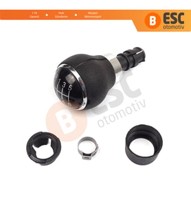 VW Golf Jetta MK5 MK6 Touran MK1 Caddy MK3 Eos Scirocco MK3 1K0711113 için Krom Çerçeve 6 İleri Vites Topuzu