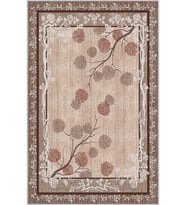 Eliana Home Baskılı, Yıkanabilir Kaymaz Taban Salon Halısı LNA0155-SD702 100x150 cm (Bej)