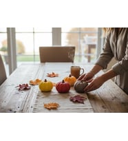 Mumelia Candles Kabak Figürlü - Doğal Soya Dekoratif Mum - Büyük Boy