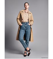 LCWAIKIKI Classic Mavi Slim Mom Kadın Jean Pantolon