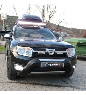 CAPPAFE Dacia Duster Ön Koruma Difüzör Mat Gri 2010-2017